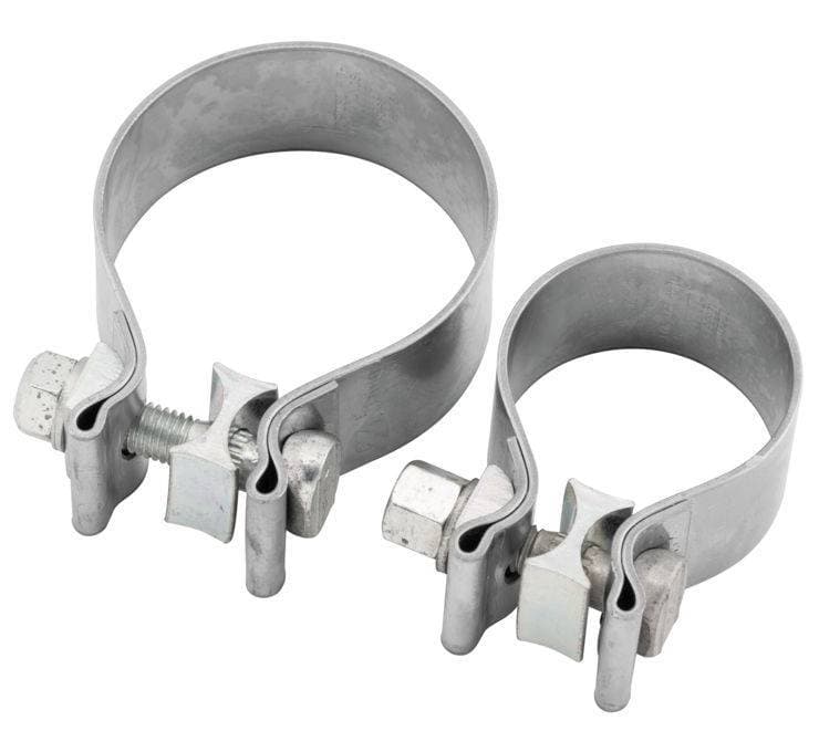 M8 Stainless Steel Replacement Muffler Clamps - Pair