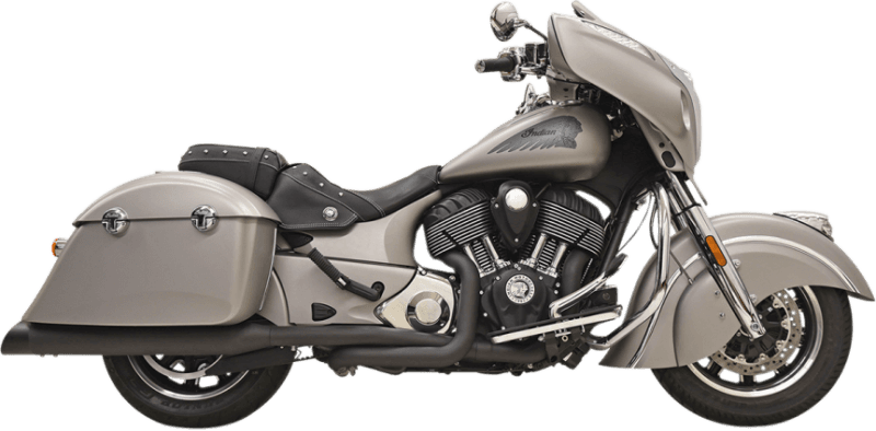 Bassani Xhaust True Dual Exhaust - Black - Indian Chieftain Roadmaster
