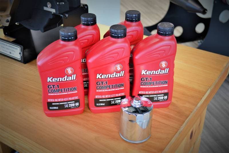 Kendall GT-1 Oil Change Kit Milwaukee-8 Engines 20W50 