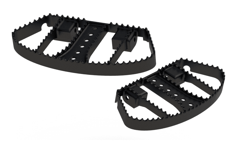 Burly Brand Passenger Floorboards H-D Touring