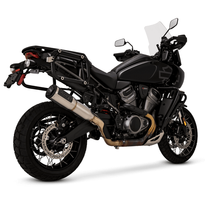 Vance & Hines Adventure Hi-Output Slip-On - Stainless - H-D Pan America 