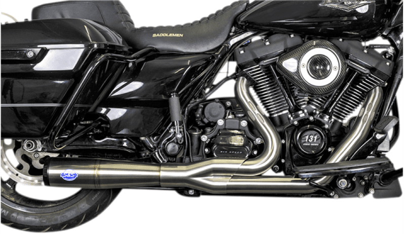 S&S Cycle Diamondback 2-1 M8 Stainless 50 State Legal