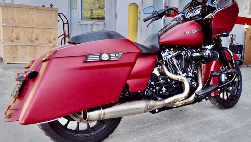 Sawicki 2 Into 1 Mid Length Exhaust M8 Touring FLH