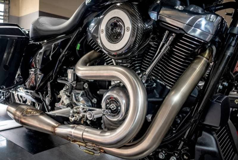 Sawicki Big Inch 2 Into 1 Bagger Exhaust