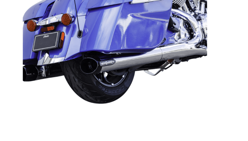 S&S Broadhead Slip on Mufflers Chrome Indian Challenger Chieftain Roadmaster