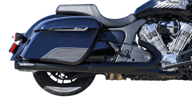 S&S Broadhead Slip on Mufflers Black Indian Challenger Chieftain Roadmaster