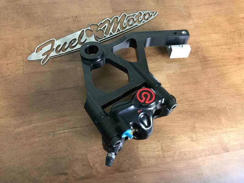 Brembo 484 Billet Rear Radial Caliper Kit Harley FLH/FLT 09-Later Touring
