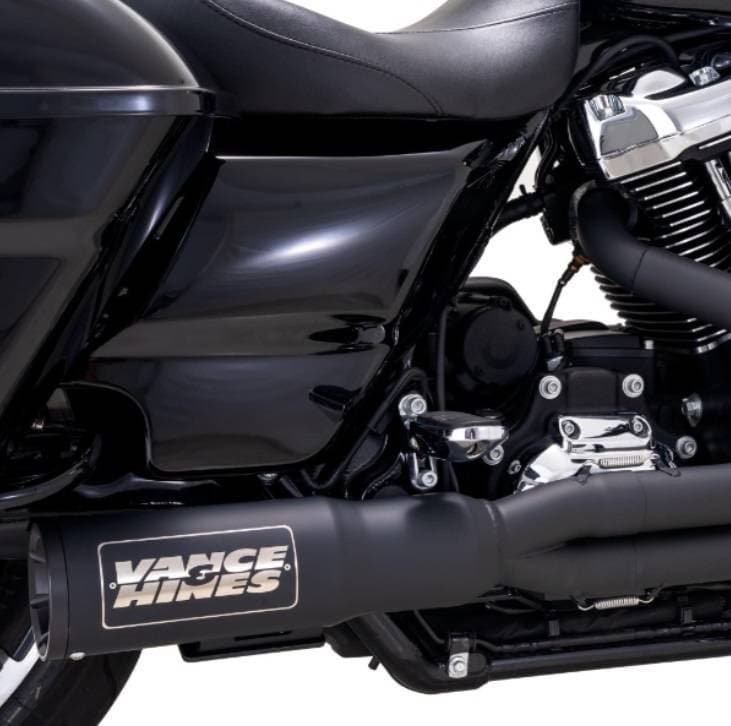 Vance & Hines Hi Output RR Exhaust - Black - M8 Touring