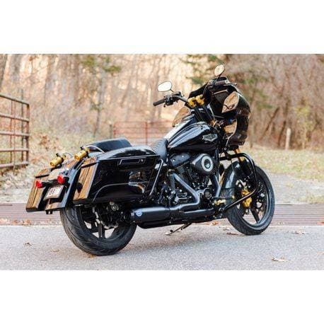 S&S Cycle Qualifier 2 Into 1 Black Exhaust M8 Touring