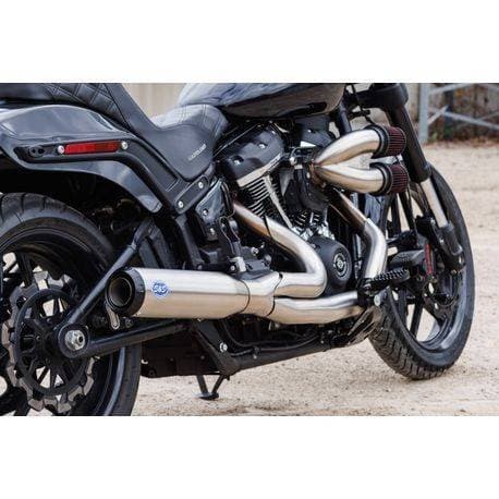 S&S Cycle Qualifier 2 Into 1 Stainless Exhaust M8 Softail