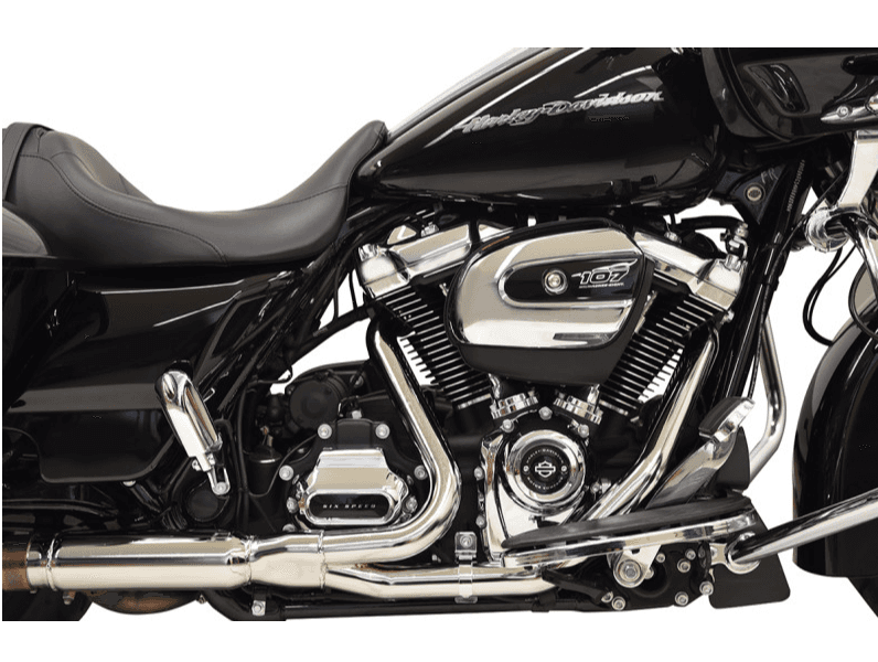 Bassani Xhaust 2 Into 2 Head Pipe - Chrome - Touring 