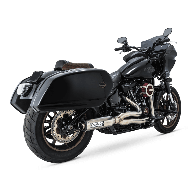 Vance & Hines Supersport 2 Into 1 Exhaust - Brushed - M8 Softail