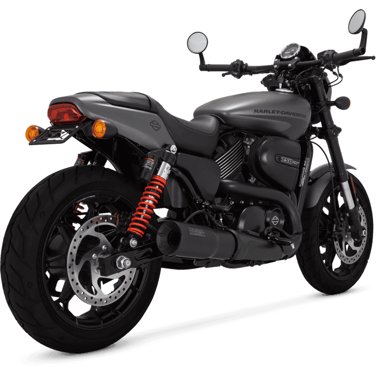 Vance & Hines Hi-Output Slip-On - Black - Street Rod 750 500