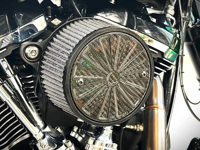 Fuel Moto Carbon Fiber Cover for AC/DC & S&S Stealth Air Cleaners