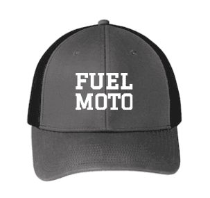Fuel Moto Varsity Trucker Cap - Grey Steel/Black Snapback