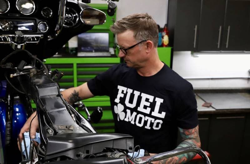 Fuel Moto Varsity T-Shirt