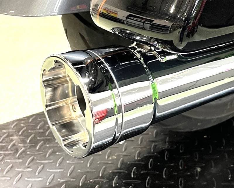 Chrome Hi Roller End Cap for Jackpot Ripsaw Exhaust
