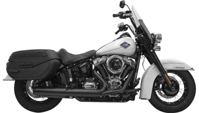Bassani Black Slip On Exhaust 2025 Softail