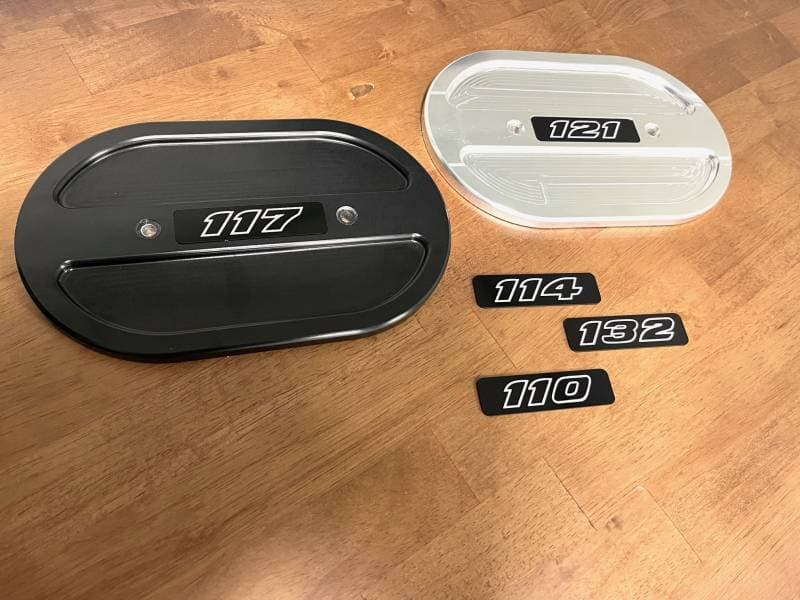 Custom Emblems for BMF Oval Air Cleaner