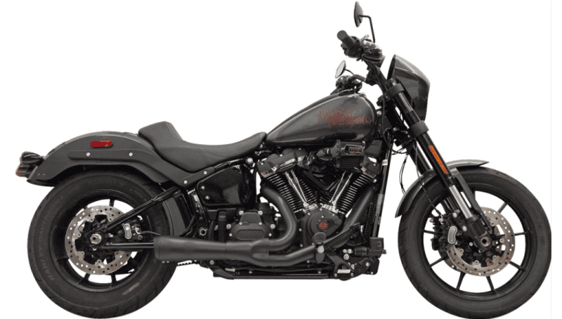 Bassani Xhaust Ripper 2 Into 1 Short Black Softail 25-later