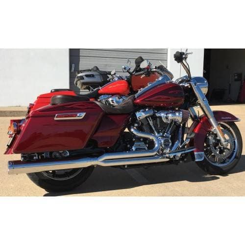 D&D Billet Cat 2 into 1 Chrome with Big Bore Baffle M8 24+ Touring 